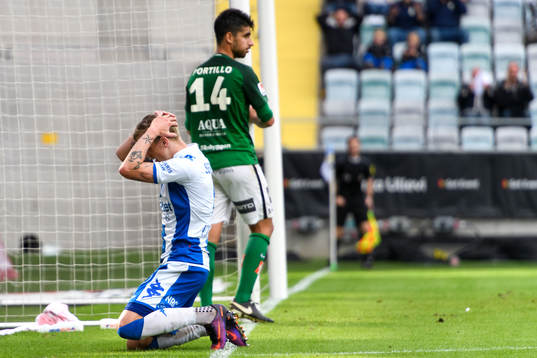 IFK Göteborgs Sören Rieks deppar