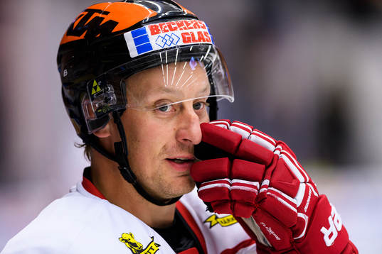 Örebros Marcus Weinstock på uppvärmningen