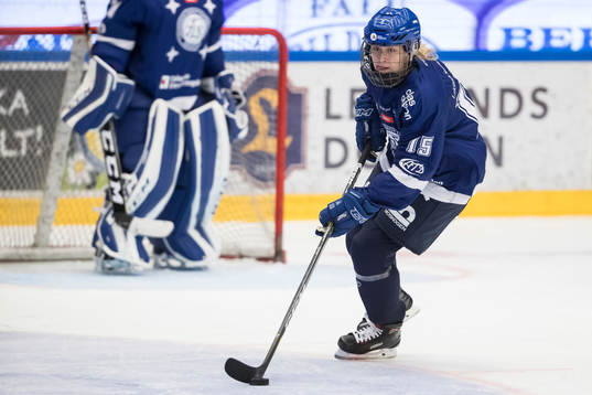 Leksands Ida Press  i ishockeymatchen i SDHL mellan Leksand
