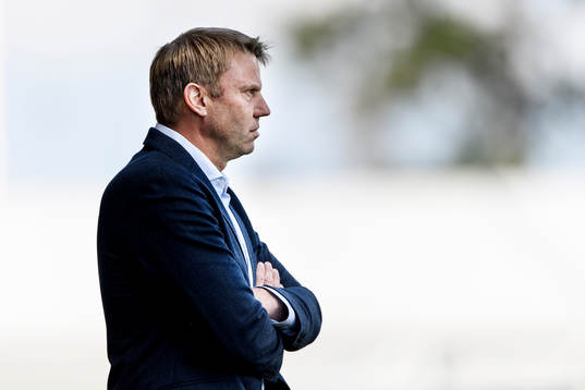 Falkenbergs tränare Hans Eklund