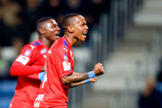 Helsingborgs Bradley Surprise Ralani jublar