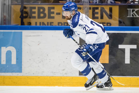 Leksands Mattias Ritola  i ishockeymatchen i