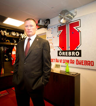 Porträtt på Örebros tränare Niklas Sundblad i