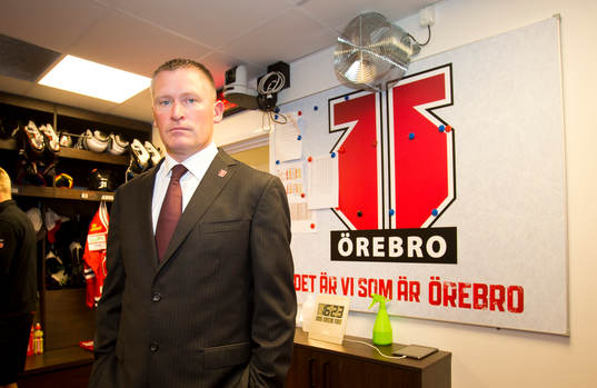 Porträtt på Örebros tränare Niklas Sundblad i