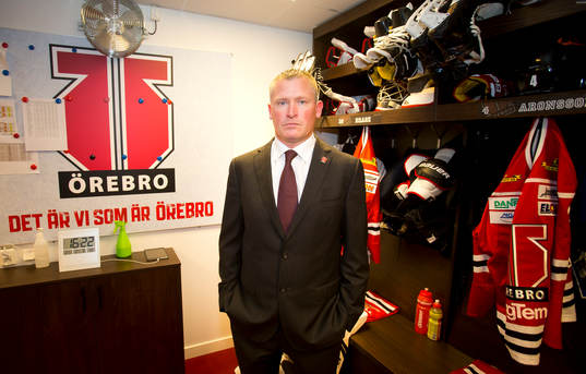 Porträtt på Örebros tränare Niklas Sundblad i