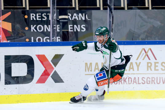 Färjestads Martin Johansson jublar