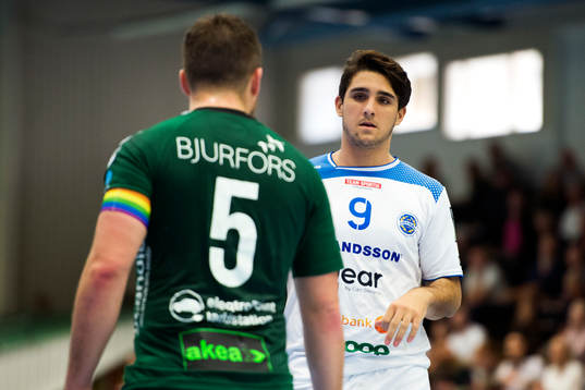 Helsingborgs Oskar Hansson och Aranäs Max Santos