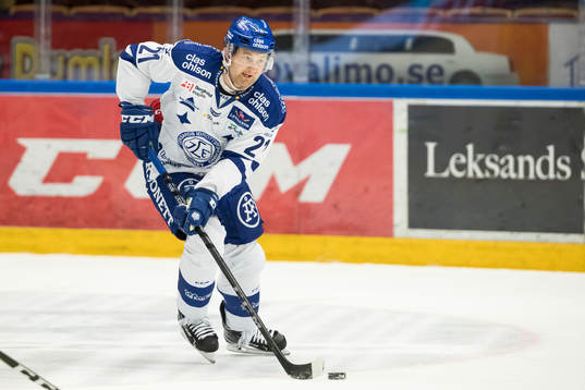 Leksands Mattias Ritola  i ishockeymatchen i