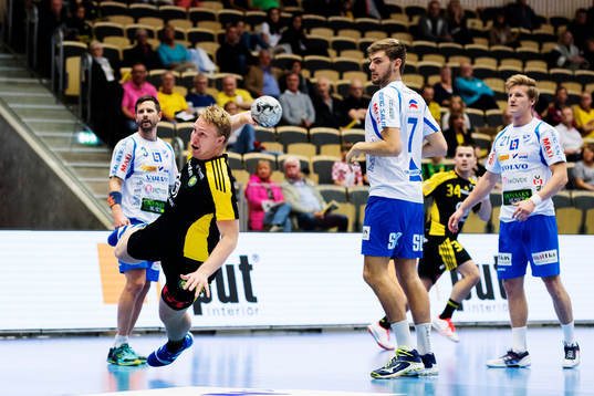 Skövdes Rasmus Wremer, Jack Thurin och Alfred Ehn ser