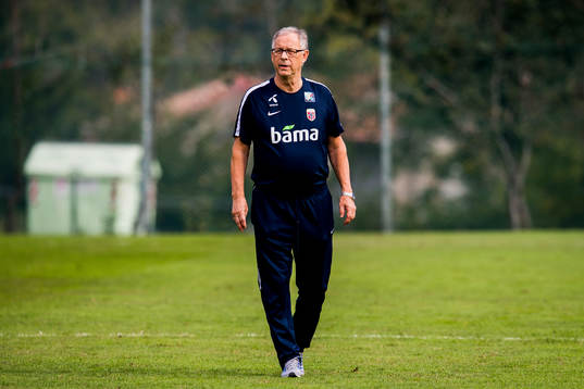 Lars Lagerbäck, head coach of Norway