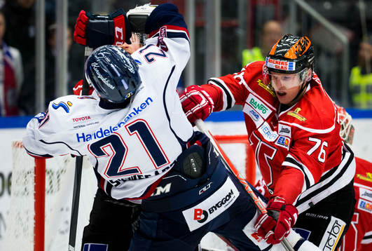 Örebros Jare Sallinen och Linköpings Emil Sylvegård
