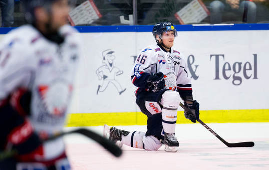 Linköpings Mathis Olimb deppar