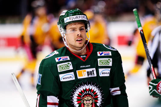 Frölundas Mats Rosseli Olsen deppar