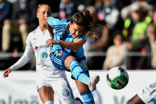 Bläddra bland fler bilder av Fotboll, Damallsvenskan, Rosengård - Djurgården