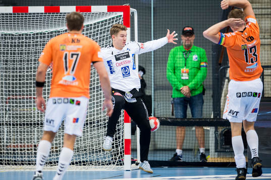 Kristianstads målvakt Leo Larsson