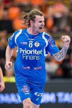 Redbergslids Tobias Johansson jublar