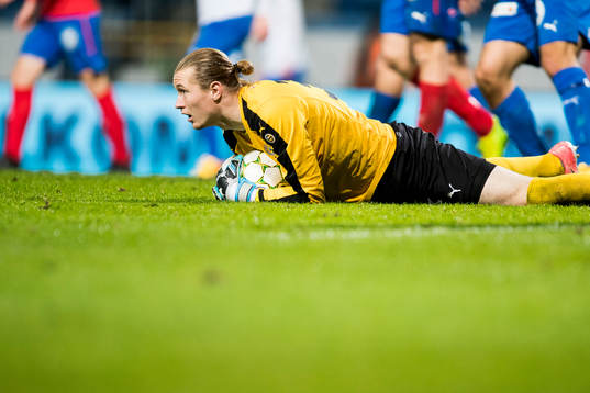 Värnamos målvakt Tobias Andersson