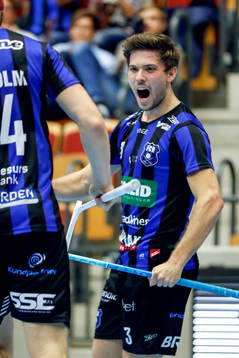 Helsingborgs Fredrik Azelius  jublar