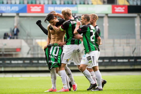 GAIS Luka Mijaljevic, Carl Nyström, Carl Wede och Niclas