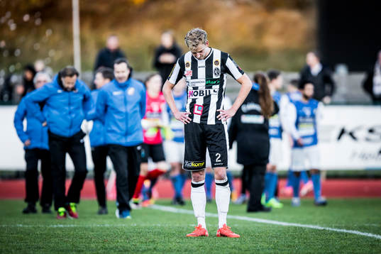 Landskronas Viktor Svensson deppar