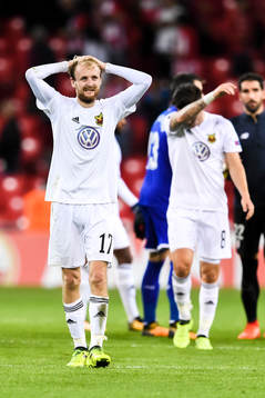 Östersunds Curtis Edwards deppar