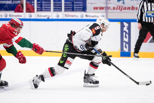 Malmö Redhawks Frederik Storm  i ishockeymatchen i SHL