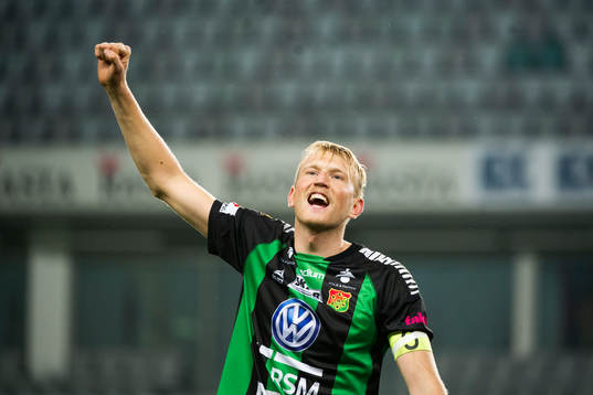 GAIS Carl Nyström jublar