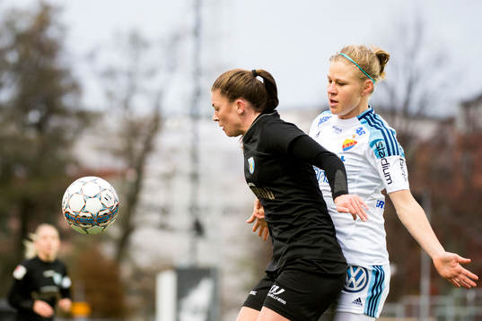 Göteborgs Pauline Hammarlund och Djurgårdens Katrin