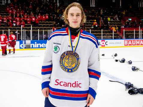 Stockholm Syds Charlie Berglund blev utnämnd till matchens
