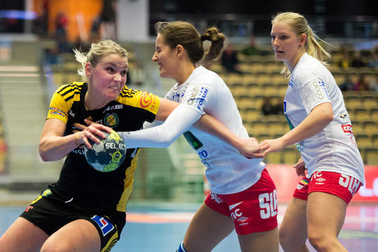Sävehofs Ida Odén och Skövdes Nora Jakobsson Van Stam