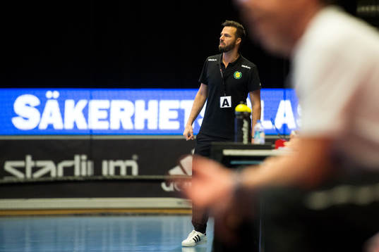 Sävehofs tränare Henrik Signell