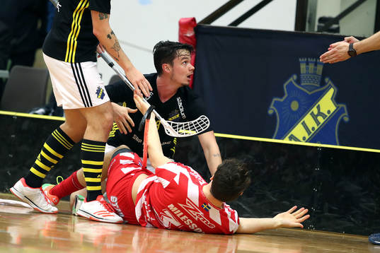 under innebandymatchen i SSL mellan AIK och Pixbo