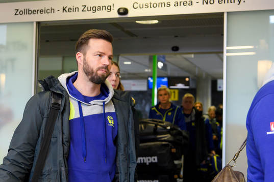 Sveriges förbundskapten Henrik Signell