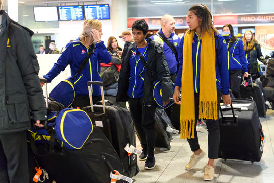 Sverige Nathalie Hagman Loui Sand och Jamina Roberts