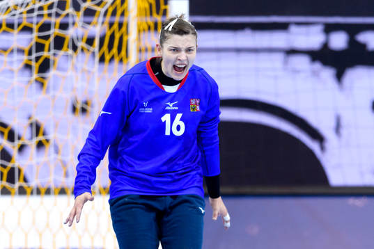 Tjeckiens Lucie Satrapova i matchen mellan Polen och