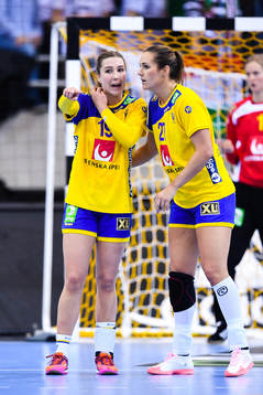 Sveriges Anna Lagerquist och Sabina Jacobsen