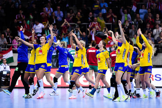 Sveriges spelar jublar