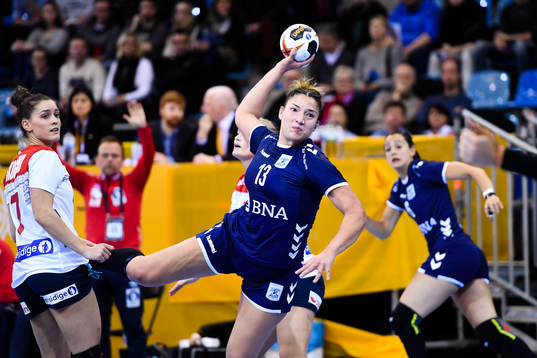 Argentinas Giuliana Gavilan  i matchen mellan Argentina och