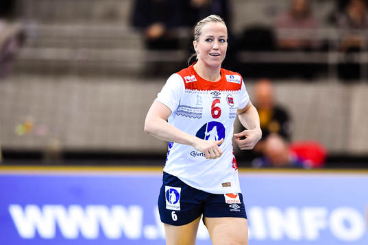 Norges Heidi Løke i matchen mellan Argentina och Norge
