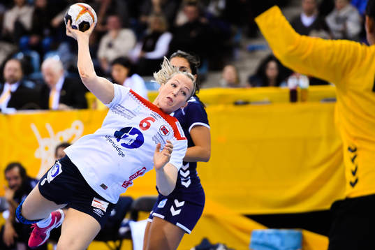 Norges Heidi Løke i matchen mellan Argentina och Norge