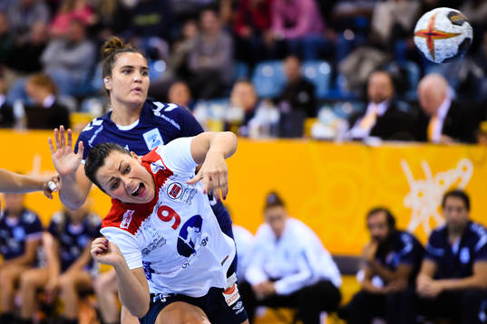 Norges Nora Mørk i matchen mellan Argentina och Norge