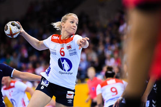 Norges Heidi Løke i matchen mellan Argentina och Norge