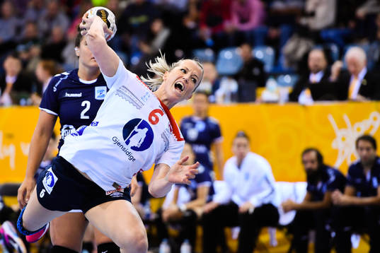 Norges Heidi Løke  i matchen mellan Argentina och Norge