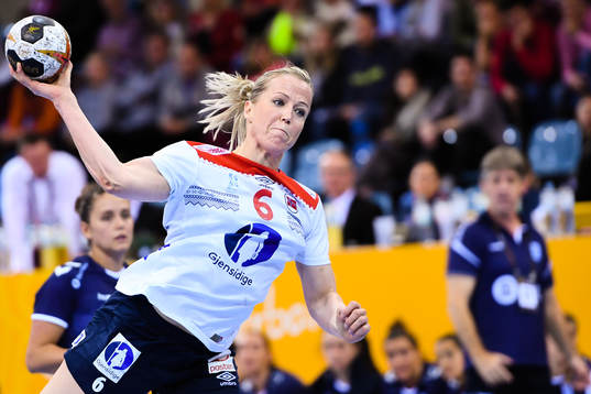 Norges Heidi Løke i matchen mellan Argentina och Norge