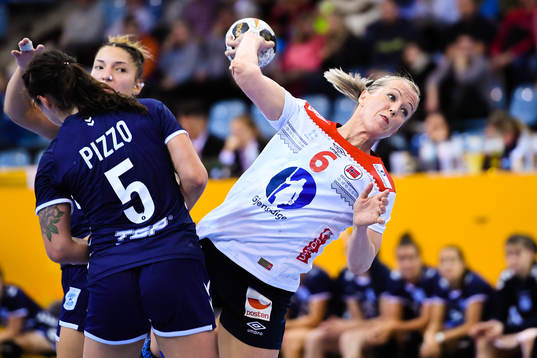 Norges Heidi Løke i matchen mellan Argentina och Norge