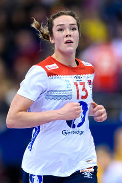 Norges Kari Brattset i matchen mellan Argentina och Norge