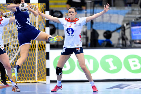 Norges Emelie Hegh i matchen mellan Argentina och Norge