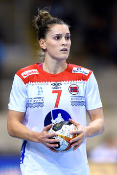 Norges Stina Ruscetta Skogrand i matchen mellan Argentina