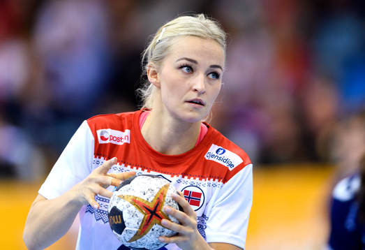 Norges Stine Bredal Oftedal i matchen mellan Argentina och