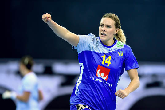 Sveriges Johanna Westberg jublar